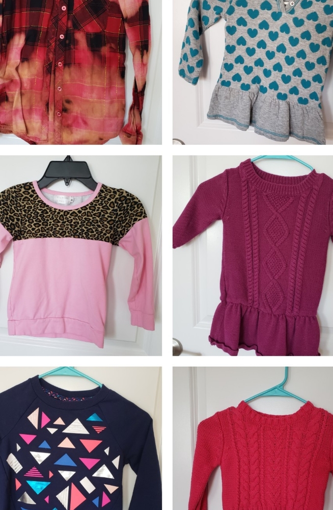 Girls long sleeve bundle size 5-6